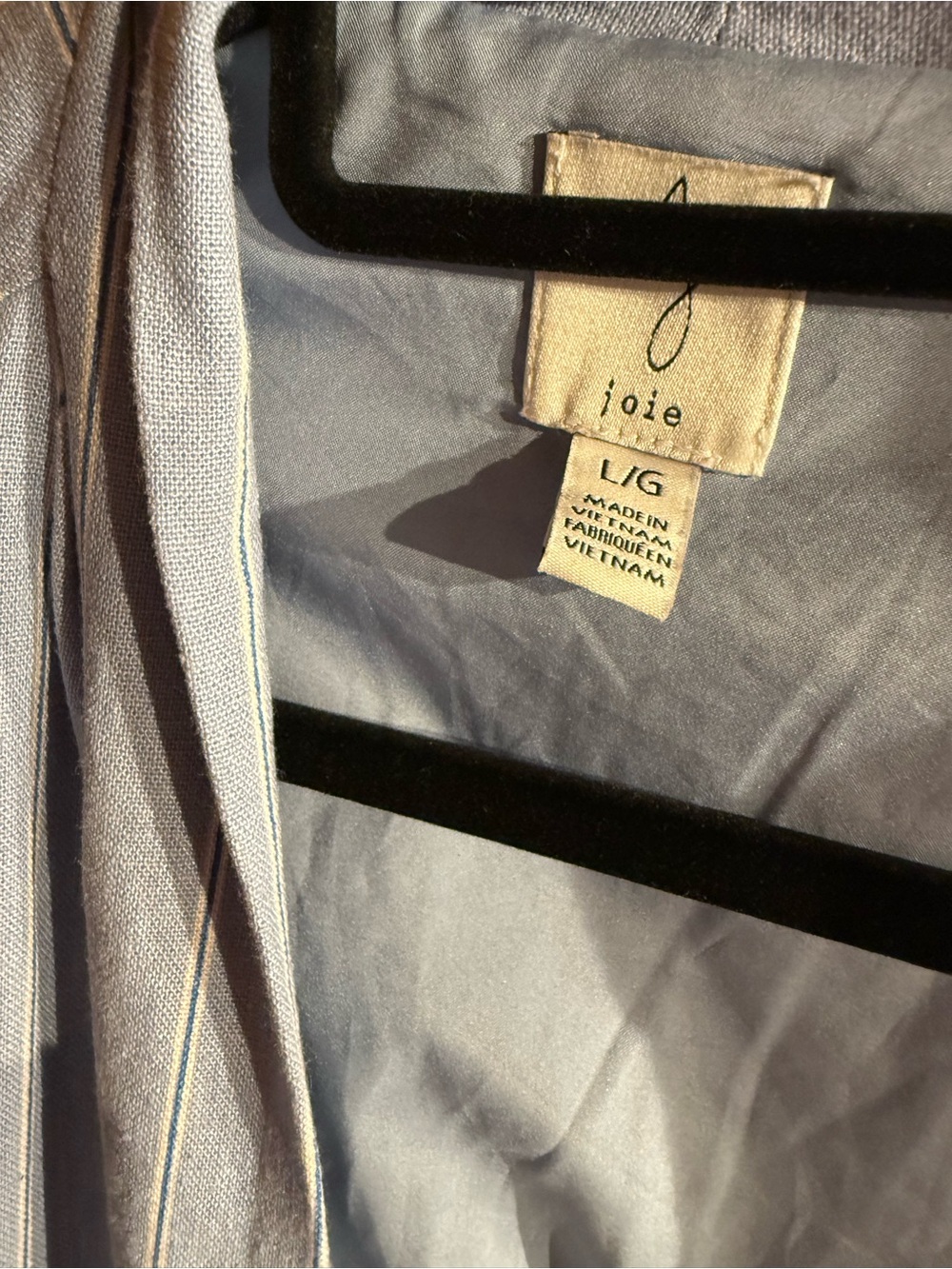 Joie Light Gray Long-Sleeve Shirt Dress/ see in live show